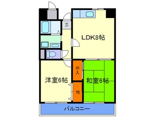 グレイスピア夕凪の物件間取画像